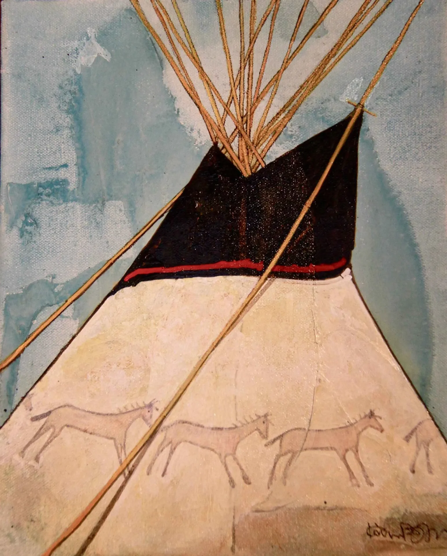 Traditional tipi design and symbols