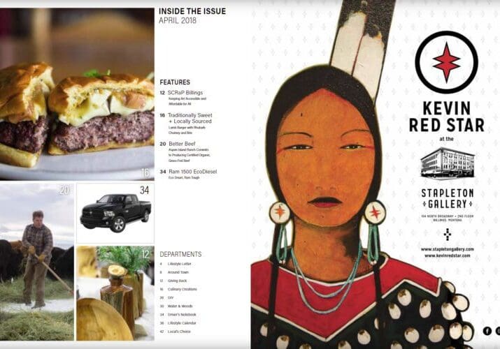 Cultural art and delicious burger feature